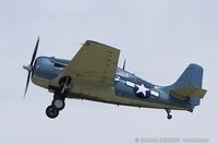N551TC @ KOSH - General Motors (Grumman) FM-2 Wildcat  C/N 47160, NX551TC
