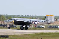 N2825B @ KFRG - North American RB-25 Miss Hap  C/N 62-2837, NL2825B