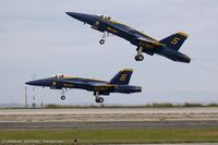 163106 @ KOQU - F/A-18A Hornet 163106 C/N 0495 from Blue Angels Demo Team  NAS Pensacola, FL - by Dariusz Jezewski www.FotoDj.com