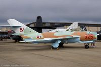 1F0325 @ KOQU - PZL Mielec Lim-6bis (MiG-17) C/N 1FO325 is a license built version known as a Lim-6bis.