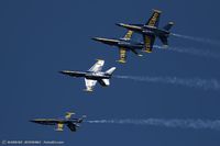 163754 @ KOQU - F/A-18C Hornet 163754 C/N 0817 from Blue Angels Demo Team  NAS Pensacola, FL - by Dariusz Jezewski www.FotoDj.com