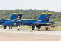 163754 @ KNTU - F/A-18C Hornet 163754 C/N 0817 from Blue Angels Demo Team  NAS Pensacola, FL - by Dariusz Jezewski www.FotoDj.com