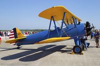 N48573 @ KCEF - Boeing A75N1 (PT-17) Stearman  C/N 75-4772, N48573
