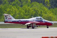 114146 @ KCEF - CAF CT-114 Tutor 114146 C/N 1146 from Snowbirds Demo Team 15 Wing CFB Moose Jaw, SK