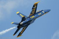 163498 @ KCEF - F/A-18C Hornet 163498 C/N 0737 from Blue Angels Demo Team  NAS Pensacola, FL