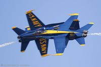 163451 @ KCEF - F/A-18C Hornet 163451 C/N 0662 from Blue Angels Demo Team  NAS Pensacola, FL