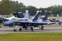 163754 @ KYIP - F/A-18C Hornet 163754 C/N 0817 from Blue Angels Demo Team  NAS Pensacola, FL