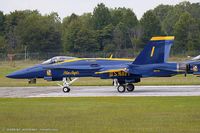 163754 @ KYIP - F/A-18C Hornet 163754 C/N 0817 from Blue Angels Demo Team  NAS Pensacola, FL