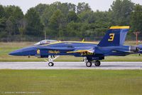 163491 @ KYIP - F/A-18C Hornet 163491 C/N 0727 from Blue Angels Demo Team  NAS Pensacola, FL