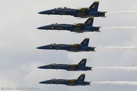 162885 @ KYIP - F/A-18B Hornet 162885  from Blue Angels Demo Team  NAS Pensacola, FL
