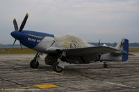 N5427V @ KYIP - North American F-51D Mustang Petie 2nd  C/N 44-72942, NL5427V