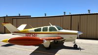 N9714Y @ BVU - 20 gallon tip tanks - by Michael Walsh