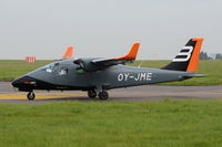 OY-JME @ EGSH - Just landed at Norwich. - by Graham Reeve
