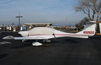 N506DS @ KLHM - Locally-based 2002 Diamond DA-40 under cover @ Lincoln Regional Airport (Karl Harder Field), CA - by Steve Nation