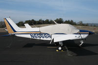 N6566R @ KAUN - Locally-based 1974 Beech C23 Muskateer under cover @ Auburn Municipal Airport, CA - by Steve Nation