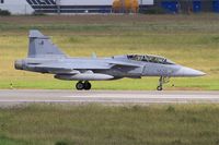 9820 @ LFRJ - Saab JAS-39D Gripen, Taxiing rwy 26, Landivisiau Naval Air Base (LFRJ) Tiger Meet 2017 - by Yves-Q