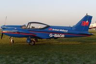 G-BAGB @ EGLD - Previously LN-BIV. Missed getting a photo of this at Denham by 30 seconds two months earlier so great to see it tucked up in the corner of the visitor park. Owned by British Midland Airways. Different view. - by Glyn Charles Jones