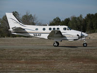 N84P @ KAUN - 1982 Beech C90 taxiing @ Auburn Municipal Airport, CA - by Steve Nation