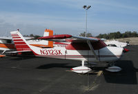 N3123X @ KAUN - Locally-based 1966 Cessna 150F under cover @ Auburn Municipal Airport, CA - by Steve Nation