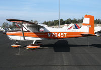 N7045T @ KAUN - Locally-based, straight tail 1959 Cessna 172 Skyhawk @ Auburn Municipal Airport, CA - by Steve Nation