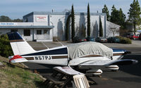 N57PJ @ KAUN - Locally-based 1968 Piper PA-28-180 undercover @ Auburn Municipal Airport, CA - by Steve Nation