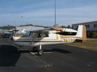 N7903Z @ KAUN - Locally-based 1963 Cessna 150C @ Auburn Municipal Airport, CA - by Steve Nation