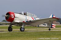 N58224 @ KOSH - North American AT-6 Texan  C/N 2553 - Geico Skytypers, N58224