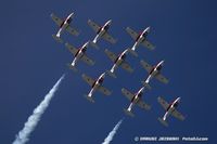 114143 @ KOSH - CAF CT-114 Tutor 114143 C/N 1143 from Snowbirds Demo Team 15 Wing CFB Moose Jaw, SK