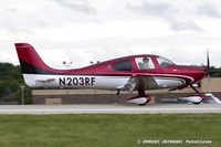 N203RF @ KOSH - Cirrus SR22  C/N 453, N203RF