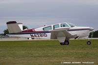 N4281D @ KOSH - Beech G35 Bonanza  C/N D-4499, N4281D - by Dariusz Jezewski www.FotoDj.com