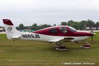 N869JB @ KOSH - Cirrus SR22  C/N 2910, N869JB