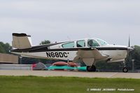 N68DC @ KOSH - Beech F35 Bonanza  C/N D-9883, N68DC - by Dariusz Jezewski www.FotoDj.com