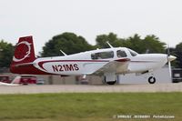 N21MS @ KOSH - Mooney M20R Oviation  C/N 29-0197, N21MS - by Dariusz Jezewski www.FotoDj.com