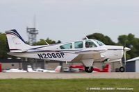 N206GP @ KOSH - Beech F33A Bonanza  C/N CE-754, N206GP