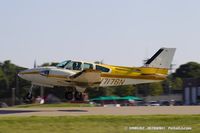 N7176N @ KOSH - Beech D55 Baron  C/N TE-522, N7176N - by Dariusz Jezewski www.FotoDj.com