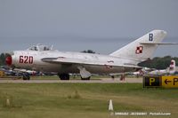 N620PF @ KOSH - PZL Mielec Lim-5P (MiG-17PF)  C/N 1D0620, NX620PF - by Dariusz Jezewski www.FotoDj.com