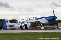 N5427V @ KOSH - North American F-51D Mustang Petie 2nd  C/N 44-72942, NL5427V