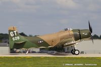 N2AD @ KOSH - Douglas AD-1 Skyraider Bad News  C/N 09257, N2AD - by Dariusz Jezewski www.FotoDj.com