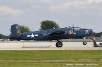 N9643C @ KOSH - North American B-25J Mitchell Devil Dog  C/N 44-86758, N9643C