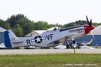 N151CF @ KOSH - North American P-51D Mustang The Rebel  C/N 44-84933N, NL151CF