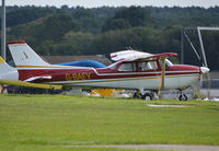 G-BAEY @ EGTF - Reims F172M Skyhawk at Fairoaks. - by moxy