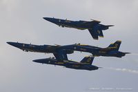 163439 @ KOSH - F/A-18C Hornet 163439  from Blue Angels Demo Team  NAS Pensacola, FL