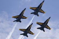 163439 @ KOSH - F/A-18C Hornet 163439  from Blue Angels Demo Team  NAS Pensacola, FL