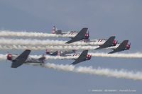 N7648E @ KOSH - North American SNJ-3 Texan  C/N 786987 - Geico Skytypers, N7648E