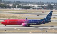 N493AS @ KSJC - Boeing 737-900ER - by Mark Pasqualino