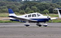 G-BMKR @ EGFH - Visiting Warrior II. - by Roger Winser
