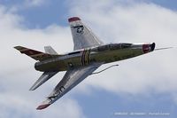N2011V @ KYIP - North American F-100F Super Sabre  C/N 243-224, N2011V