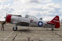 N6637C @ KYIP - North American AT-6  Texan  C/N 91072, N6637C - by Dariusz Jezewski www.FotoDj.com
