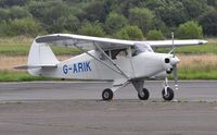 G-ARIK @ EGFH - Visiting Piper Caribbean. - by Roger Winser
