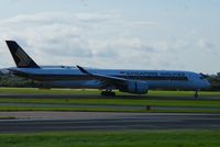 9V-SMD @ EGCC - A350 AT EGCC - by m0sjv